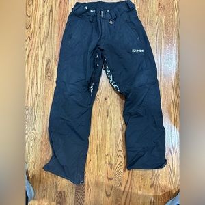 Volcom ski/snowboard pants, black, size large, great condition